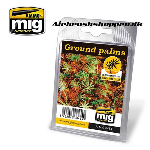 A.MIG 8454 GROUND PALMS små palmer laserskåret plante til diorama